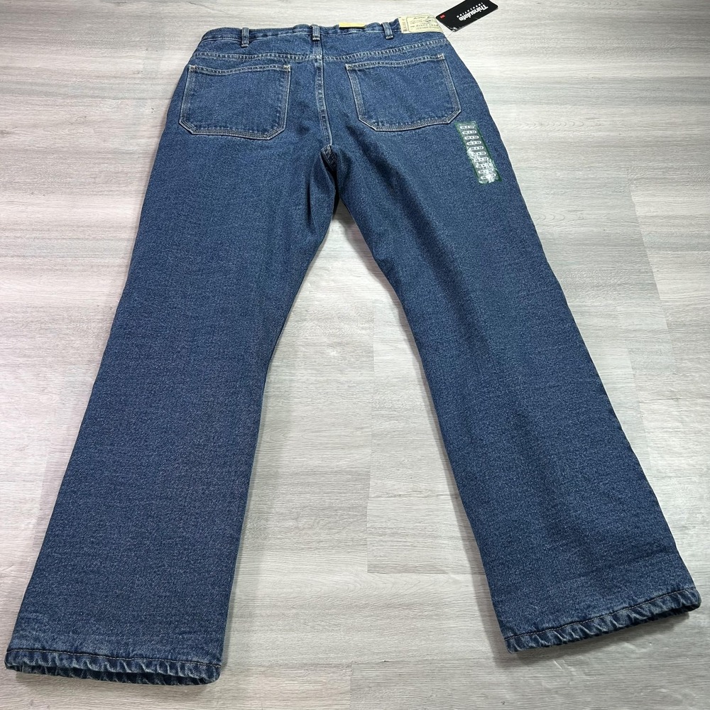 NEW RedHead Jeans Mens 36x32 Blue Relaxed‎ Thinsulate Lined Denim Pants